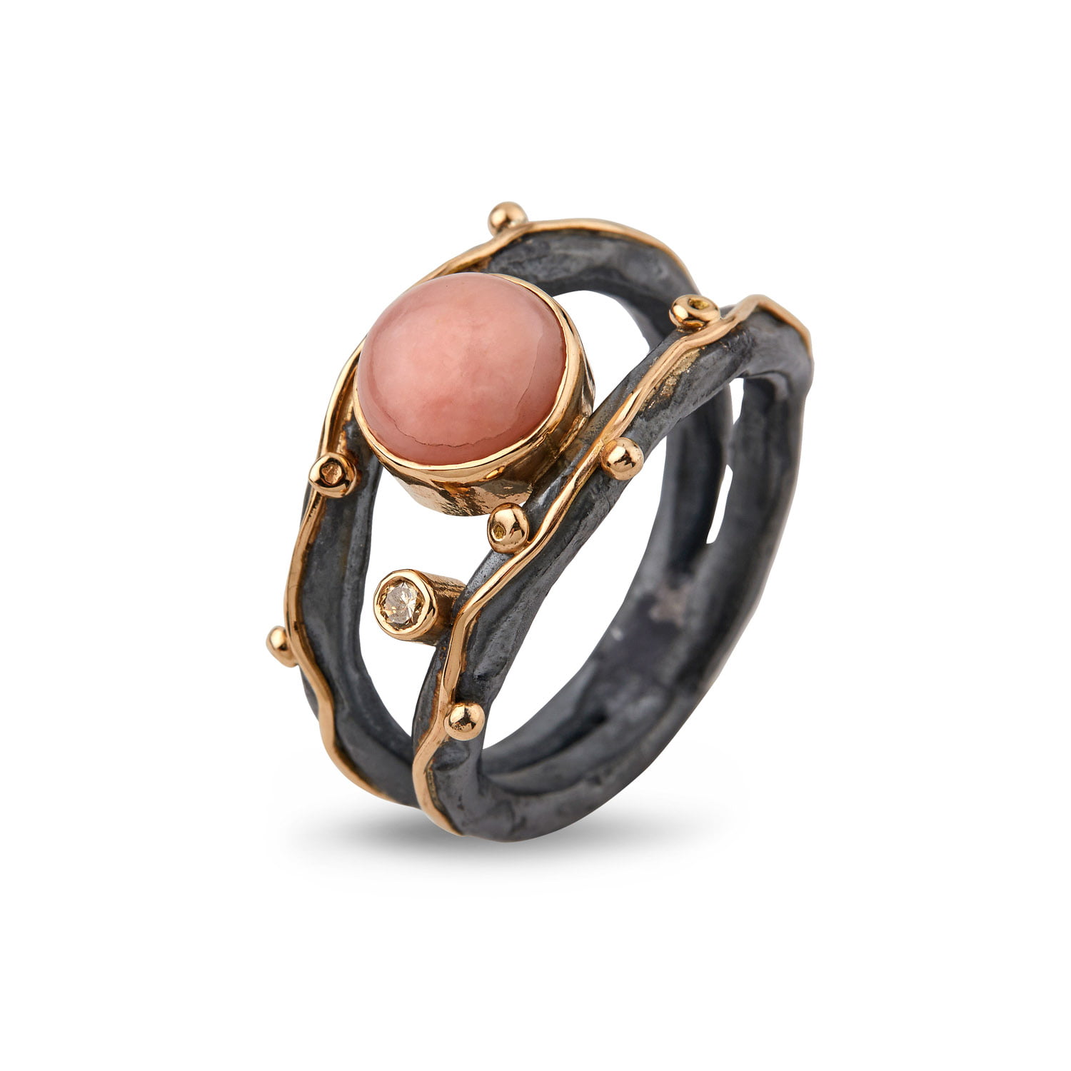 Ring Zeus Dubeca Pink Opal - 52