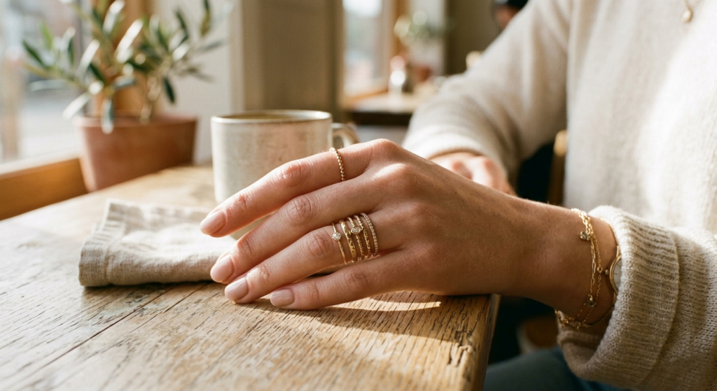 Stacking ringe: Sådan kombinerer du flere ringe